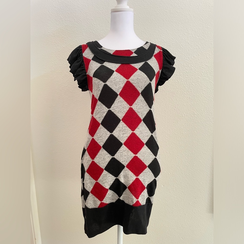 Pepper Tree argyle mini dress
